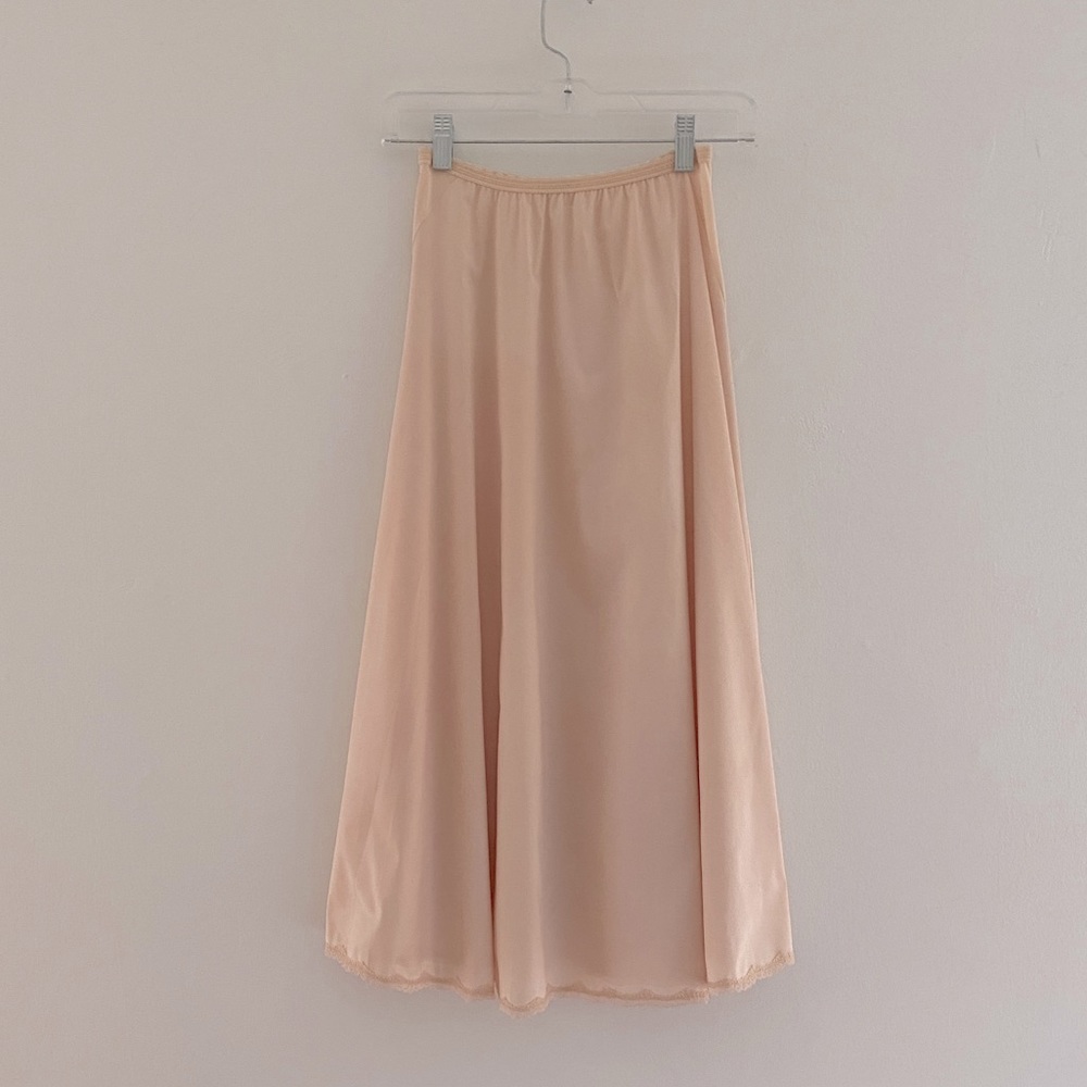 Vintage Henson Kickernick Peach Full Length Slip